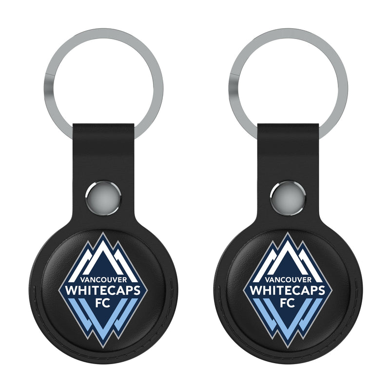 Vancouver Whitecaps   Insignia AirTag Black Airtag Holder 2-Pack Flat.Jpg