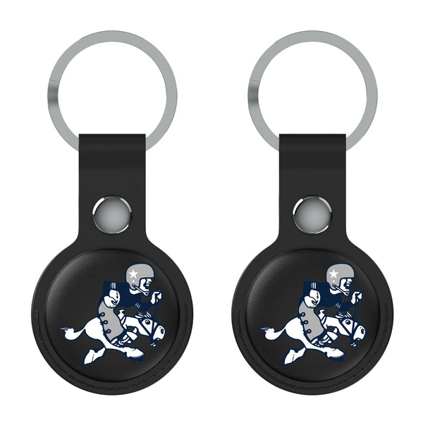 Dallas Cowboys 1966-1969 Historic Collection Insignia AirTag Black Airtag Holder 2-Pack Flat.Jpg