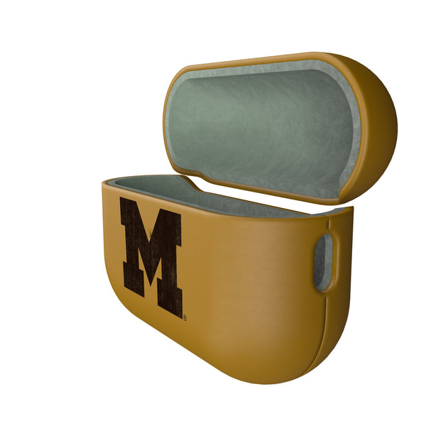 Michigan Wolverines Burn AirPods AirPod Case Cover Iso.Jpg