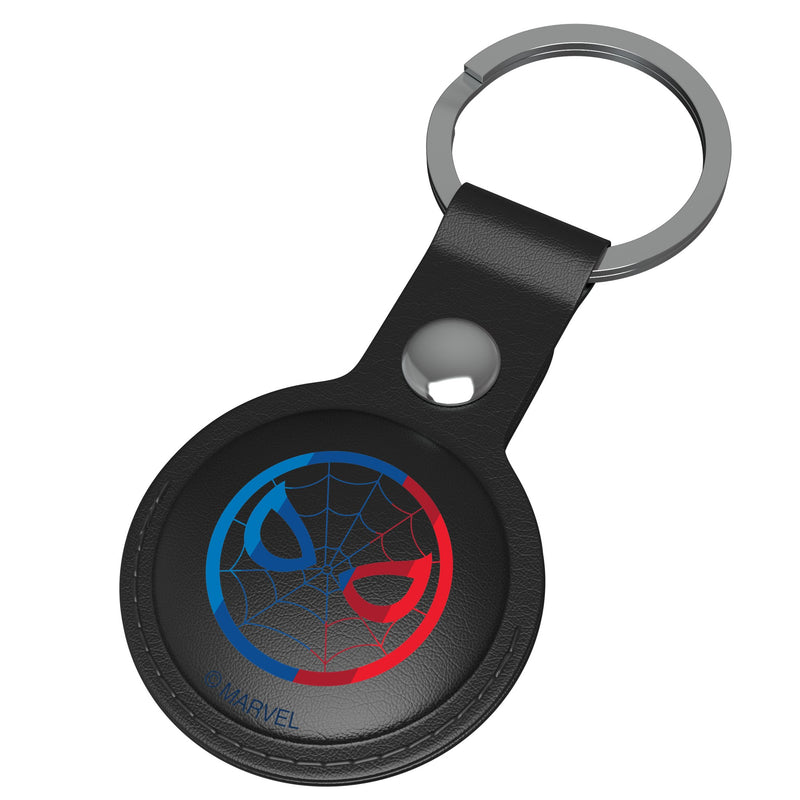 Marvel Spider-Man Sigil AirTag Black Airtag Holder Iso.Jpg