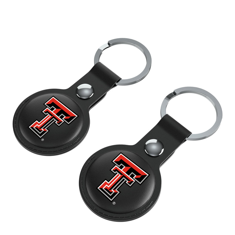 Texas Tech Red Raiders Insignia AirTag Black Airtag Holder 2-Pack Iso.Jpg