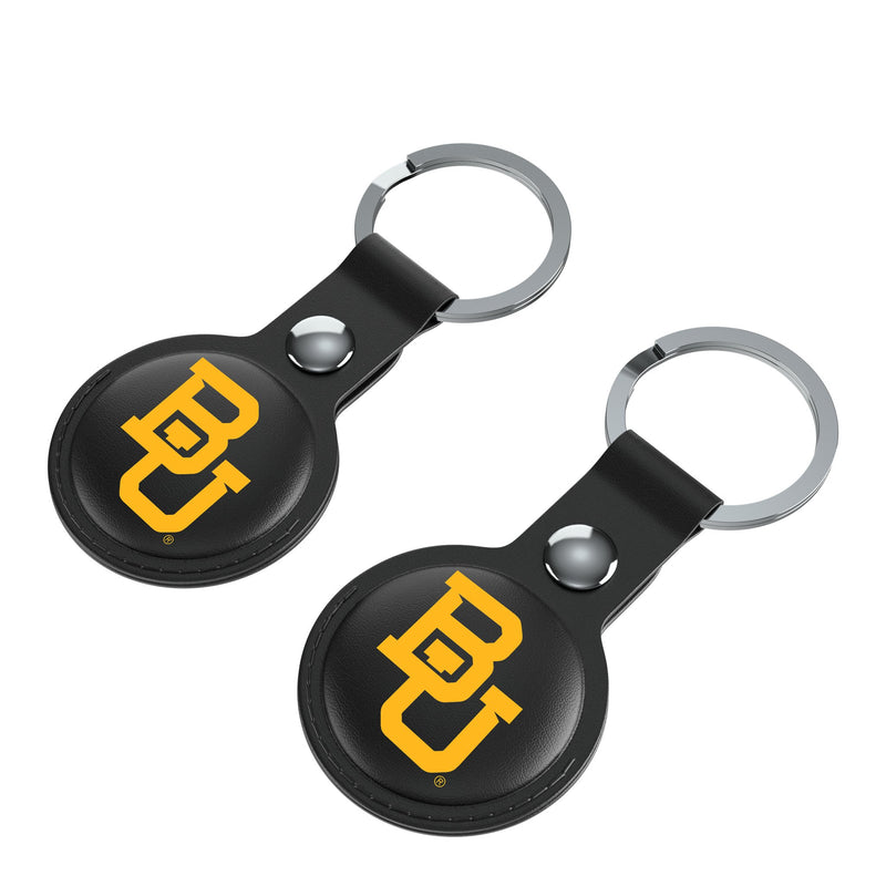 Baylor University Bears Insignia AirTag Black Airtag Holder 2-Pack Iso.Jpg