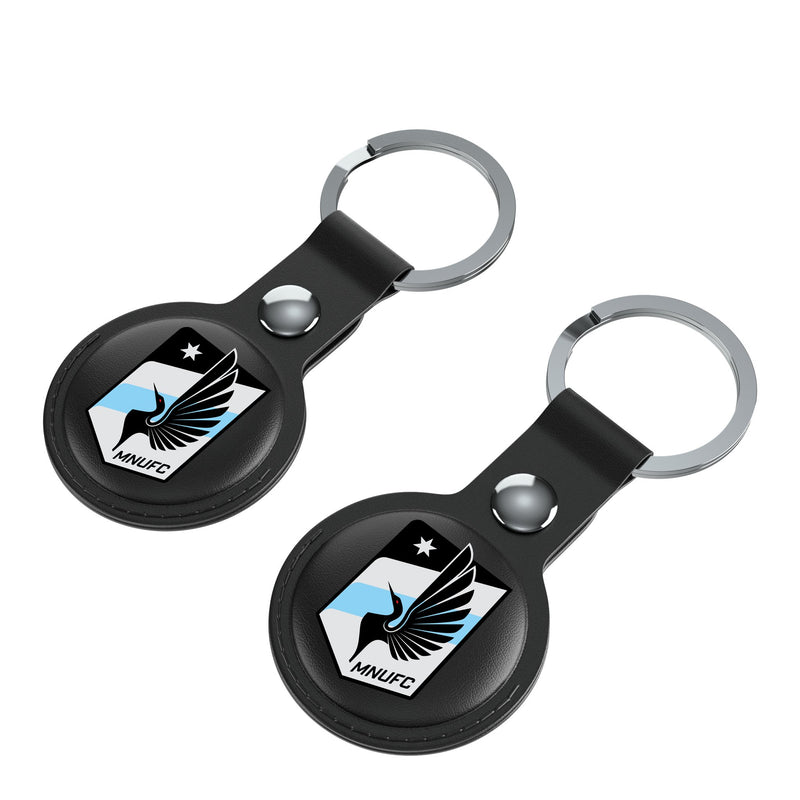 Minnesota United FC   Insignia AirTag Black Airtag Holder 2-Pack Iso.Jpg