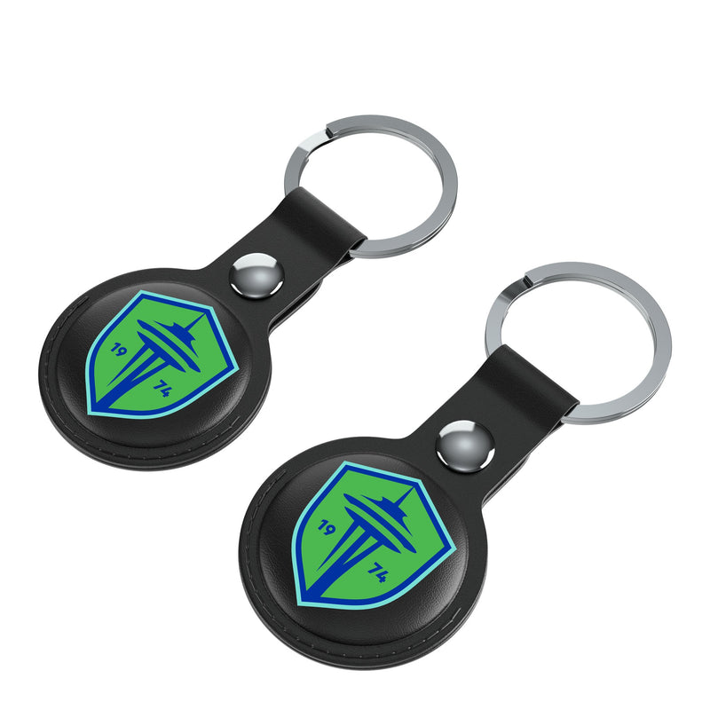 Seattle Sounders FC   Insignia AirTag Black Airtag Holder 2-Pack Iso.Jpg