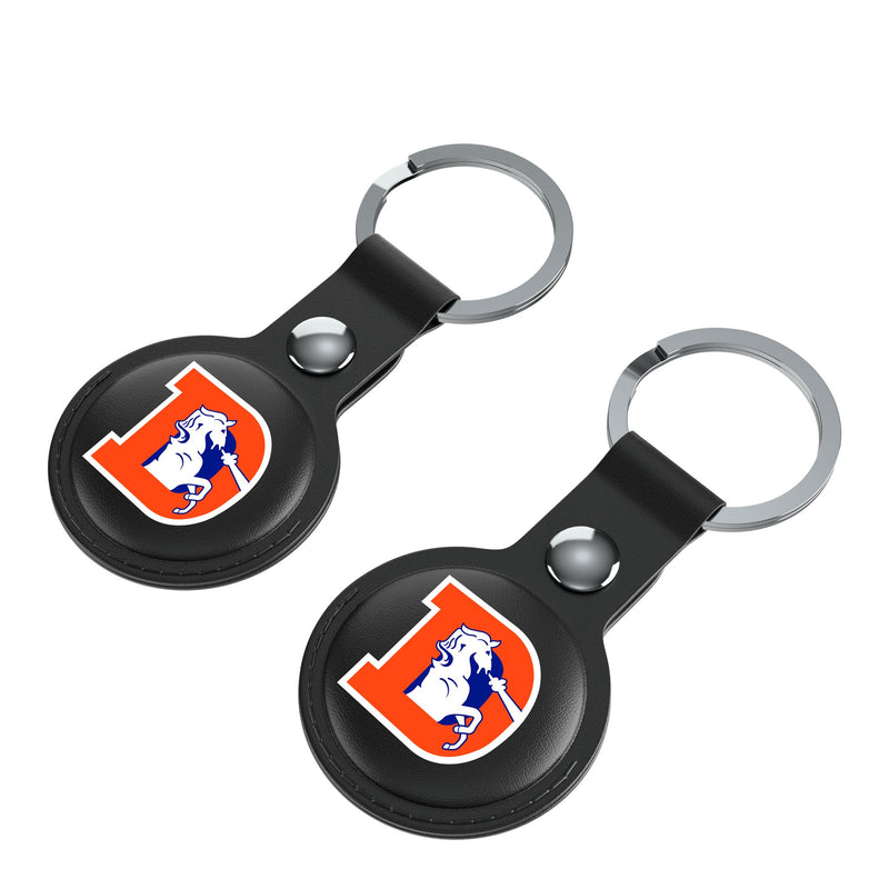 Denver Broncos 1993-1996 Historic Collection Insignia AirTag Black Airtag Holder 2-Pack Iso.Jpg