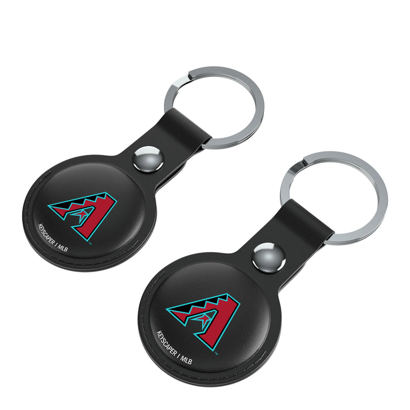 Arizona Diamondbacks Insignia AirTag Black Airtag Holder 2-Pack Iso.Jpg