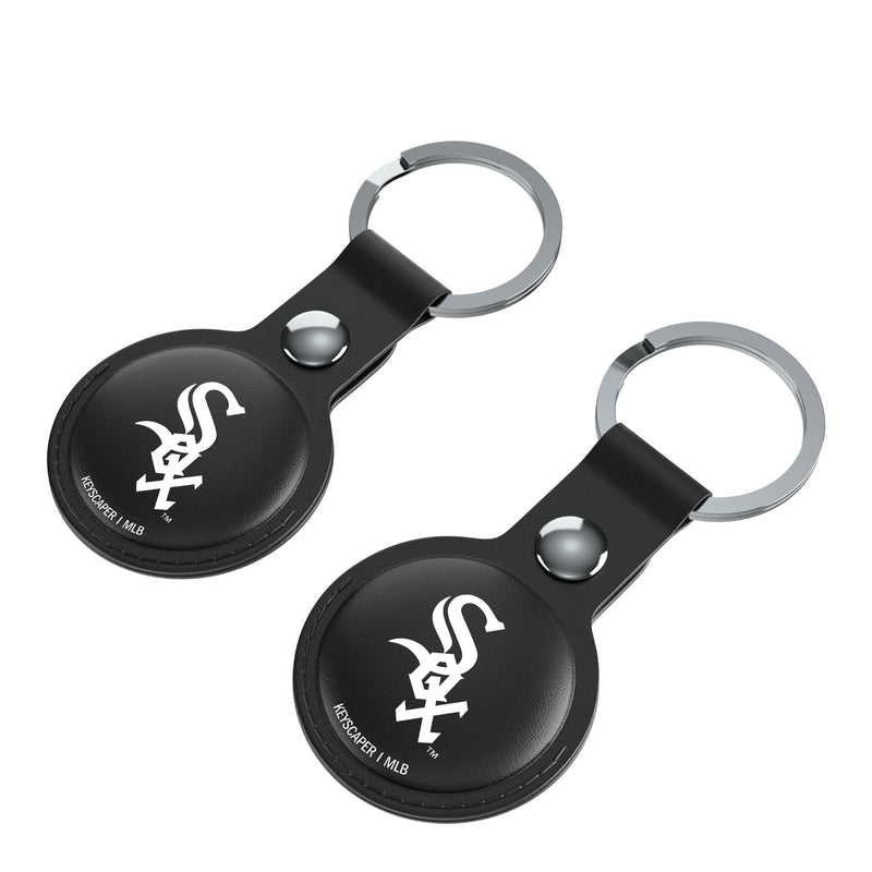 Chicago White Sox Insignia AirTag Black Airtag Holder 2-Pack Iso.Jpg