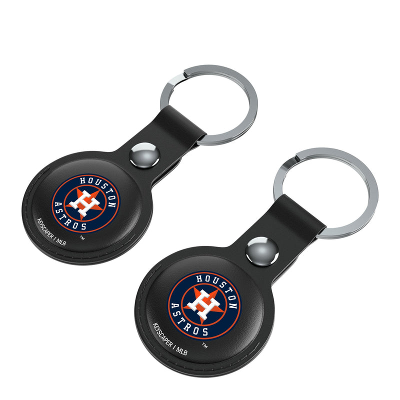 Houston Astros Insignia AirTag Black Airtag Holder 2-Pack Iso.Jpg