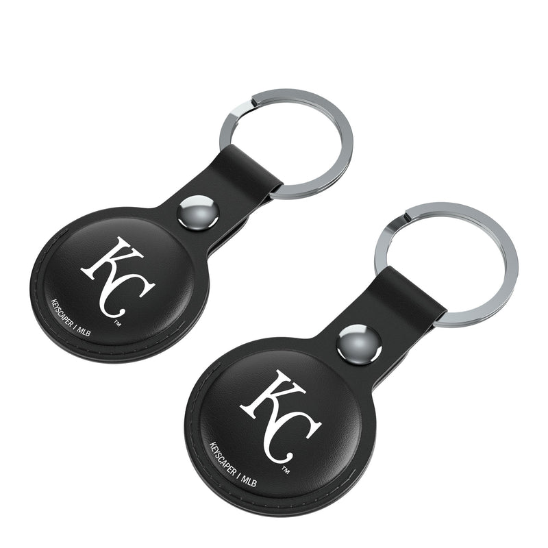 Kansas City Royals Insignia AirTag Black Airtag Holder 2-Pack Iso.Jpg