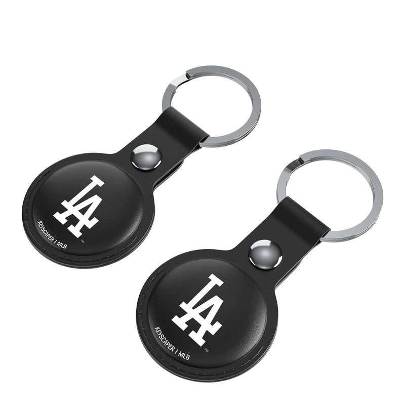 LA Dodgers Insignia AirTag Black Airtag Holder 2-Pack Iso.Jpg