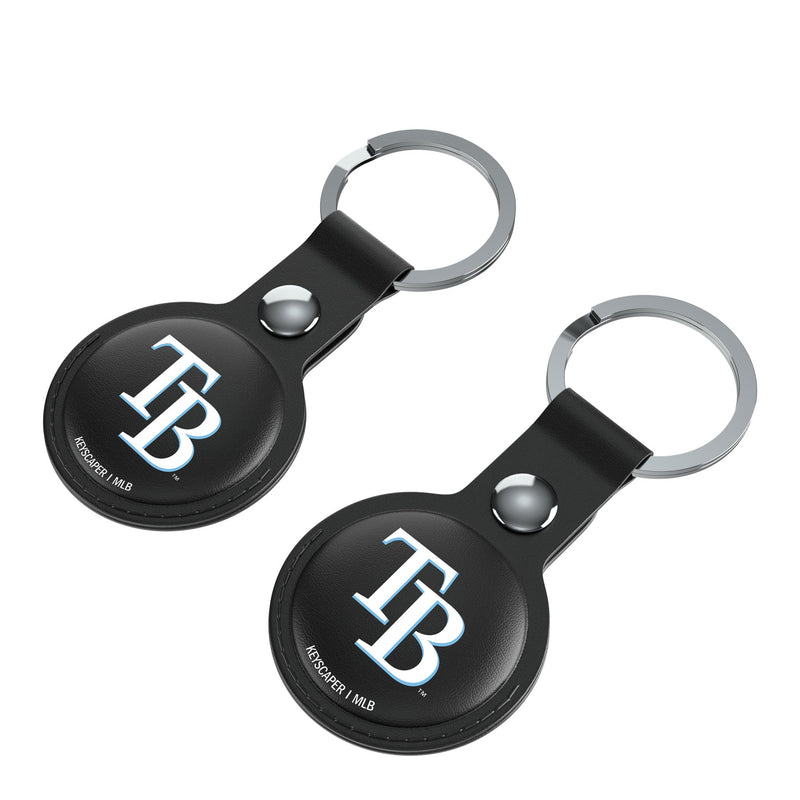 Tampa Bay Rays Insignia AirTag Black Airtag Holder 2-Pack Iso.Jpg