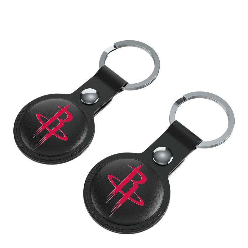 Houston Rockets Insignia AirTag Black Airtag Holder 2-Pack Iso.Jpg