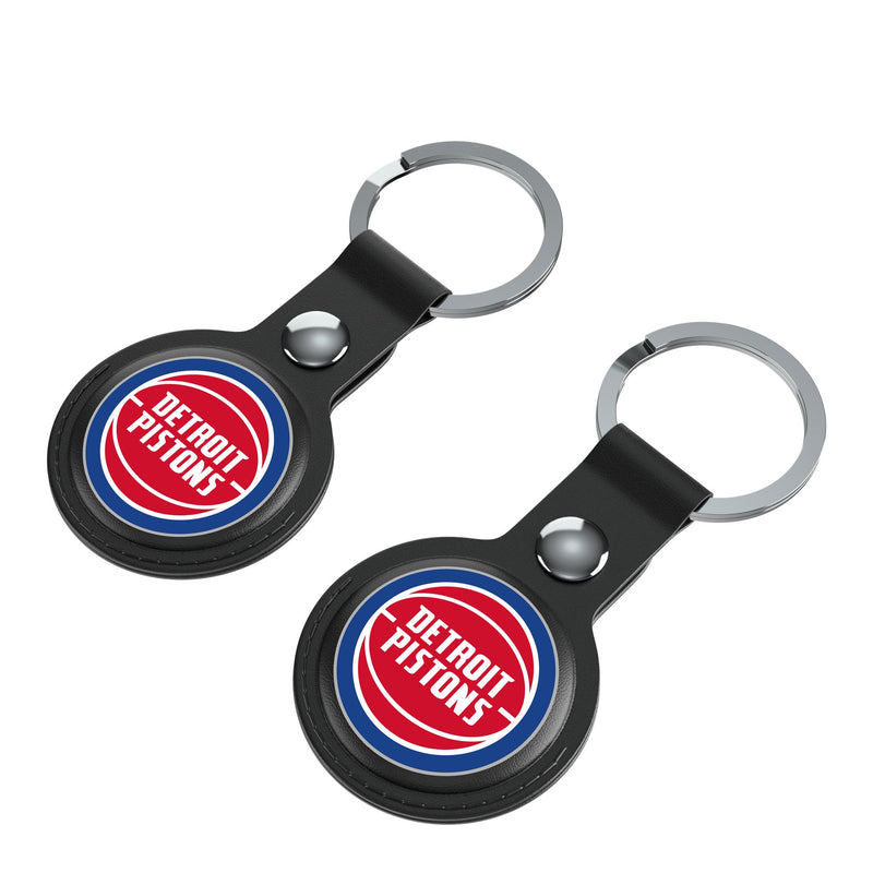 Detroit Pistons Insignia AirTag Black Airtag Holder 2-Pack Iso.Jpg