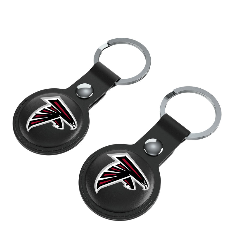 Atlanta Falcons Insignia AirTag Black Airtag Holder 2-Pack Iso.Jpg