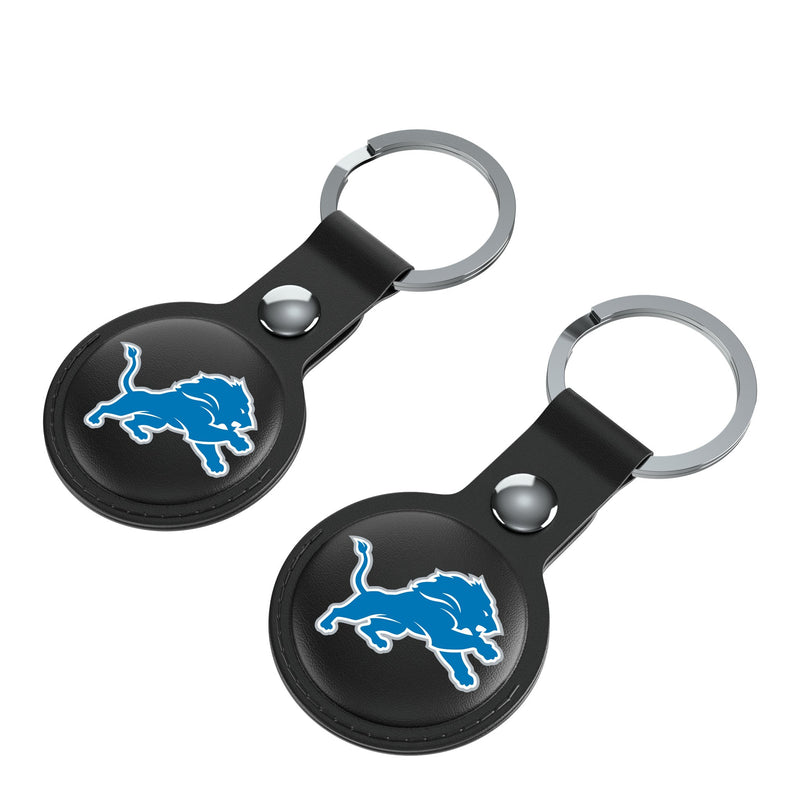 Detroit Lions Insignia AirTag Black Airtag Holder 2-Pack Iso.Jpg