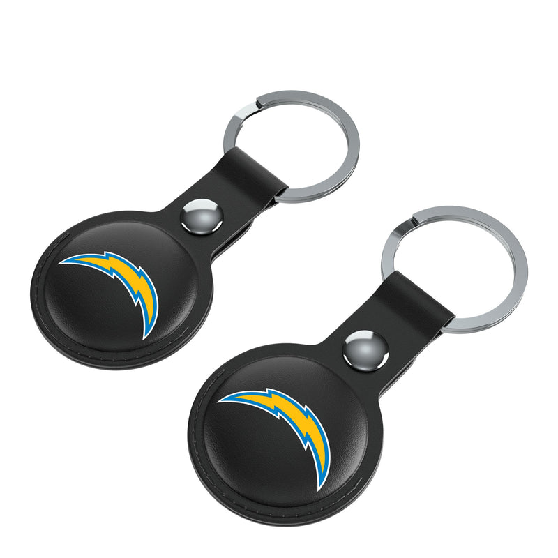 Los Angeles Chargers Insignia AirTag Black Airtag Holder 2-Pack Iso.Jpg