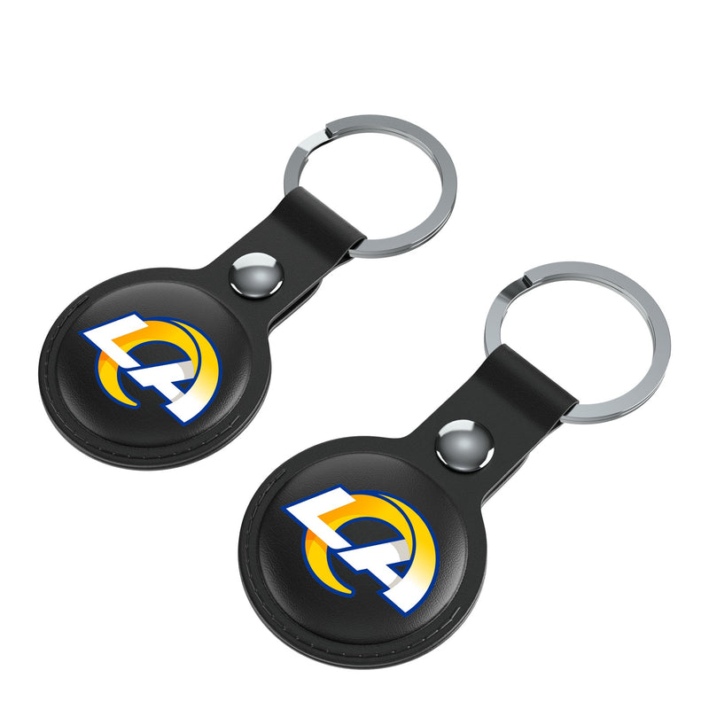 Los Angeles Rams Insignia AirTag Black Airtag Holder 2-Pack Iso.Jpg