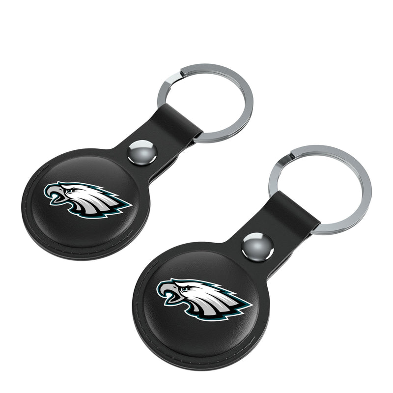 Philadelphia Eagles Insignia AirTag Black Airtag Holder 2-Pack Iso.Jpg