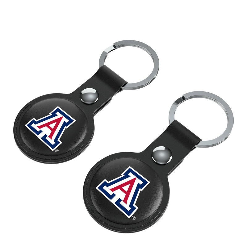 University of Arizona Wildcats Insignia AirTag Black Airtag Holder 2-Pack Iso.Jpg