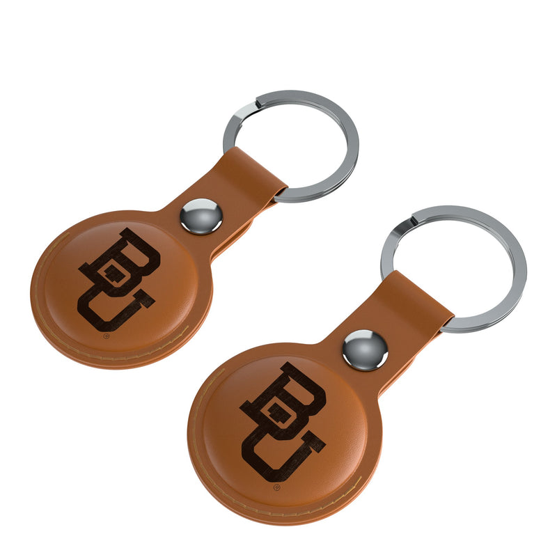 Baylor University Bears Burn AirTag Brown Airtag Holder 2-Pack Iso.Jpg