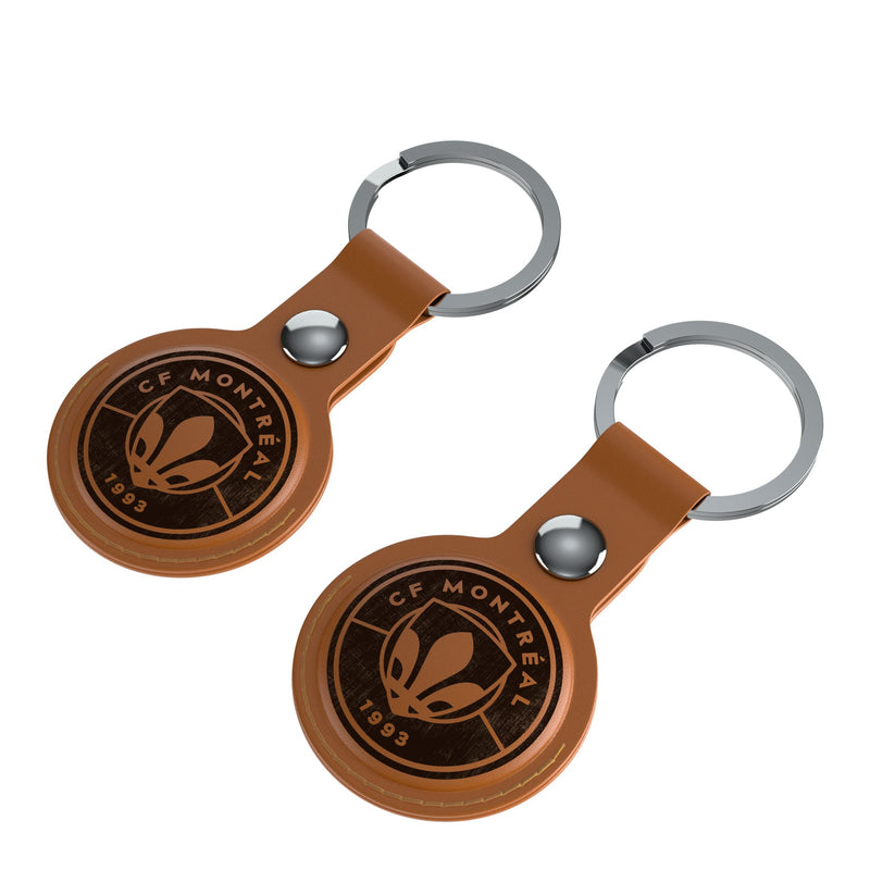 CF Montreal  Burn AirTag Brown Airtag Holder 2-Pack Iso.Jpg