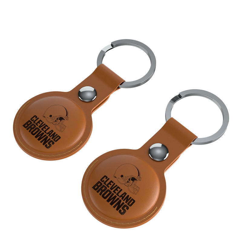 Cleveland Browns Burn AirTag Brown Airtag Holder 2-Pack Iso.Jpg