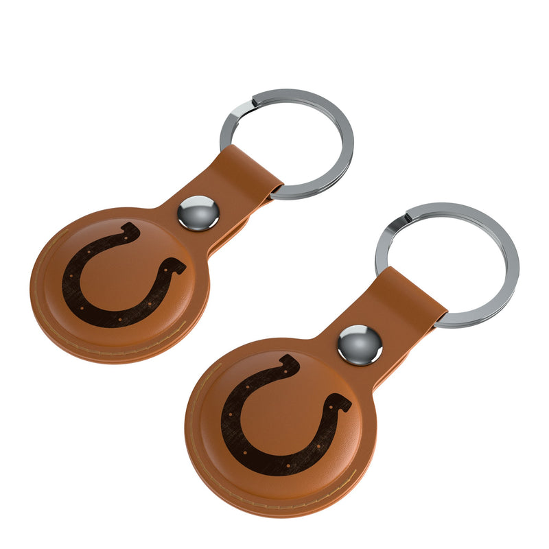 Indianapolis Colts Burn AirTag Brown Airtag Holder 2-Pack Iso.Jpg