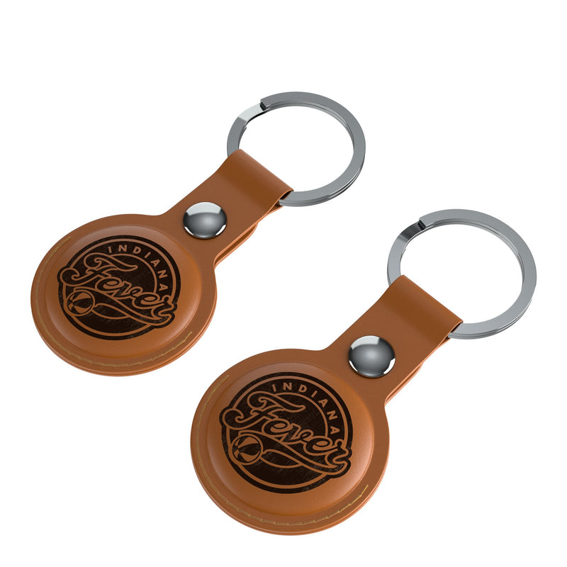 Indiana Fever Burn AirTag Brown Airtag Holder 2-Pack Iso.Jpg