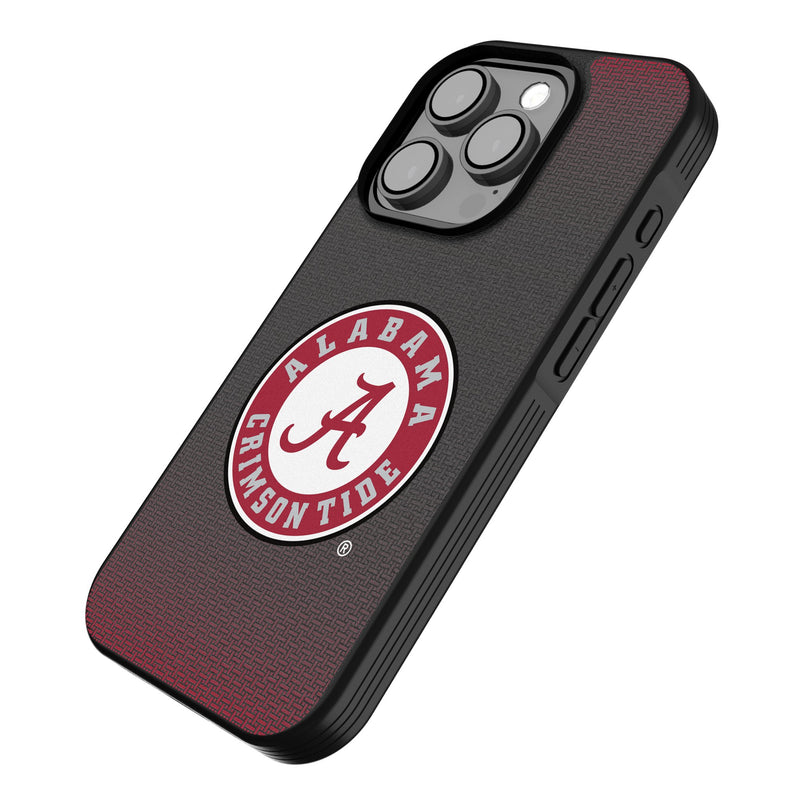 University of Alabama Crimson Tide Linen iPhone Bump Phone Case Iso.Jpg