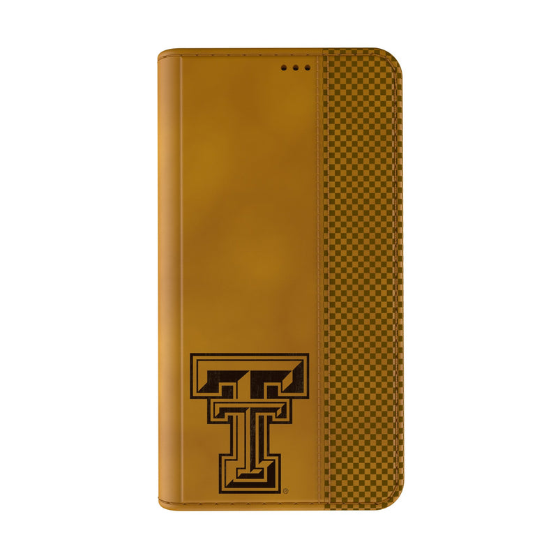 Texas Tech Red Raiders Burn iPhone Folio Phone Case Closed.Jpg