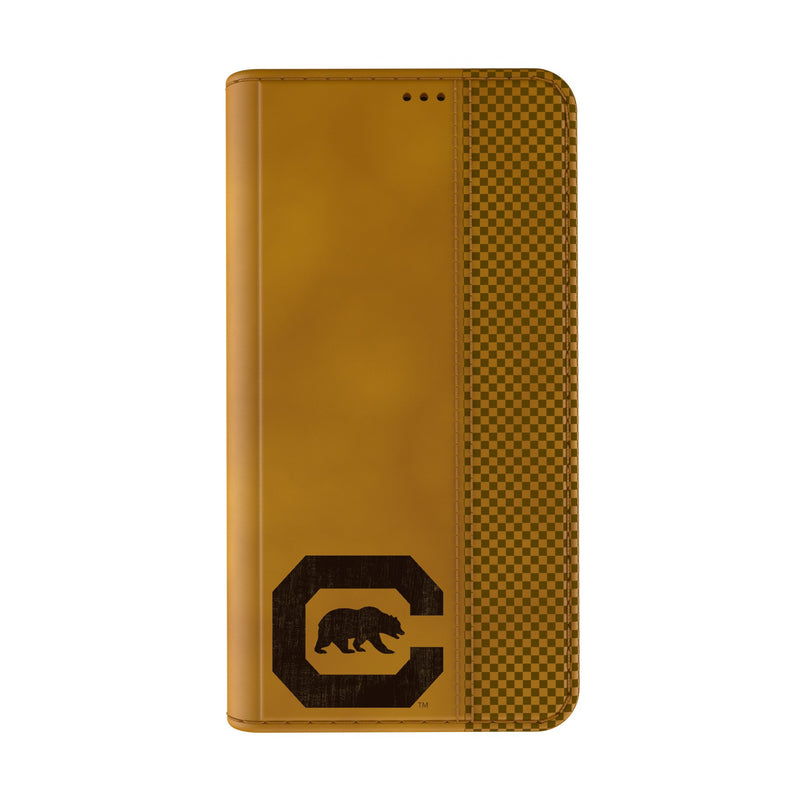 University of California Berkeley Golden Bears Burn iPhone Folio Phone Case Closed.Jpg