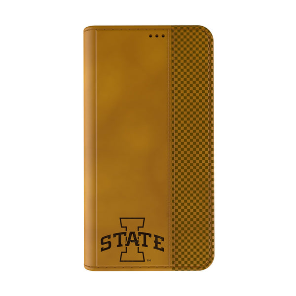 Iowa State University Cyclones Burn iPhone Folio Phone Case Closed.Jpg