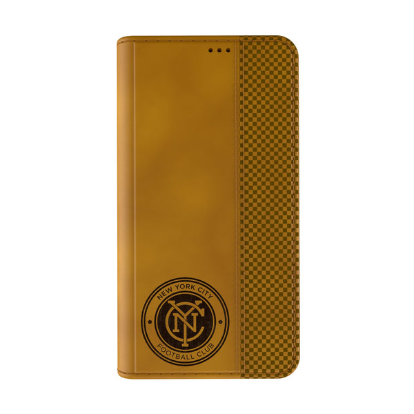 New York City FC  Burn iPhone Folio Phone Case Closed.Jpg