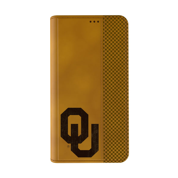 University of Oklahoma Sooners Burn iPhone Folio Phone Case Closed.Jpg