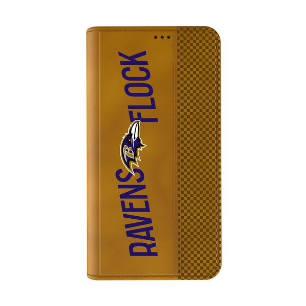 Baltimore Ravens 2024 Illustrated Limited Edition iPhone Folio Phone Case Closed.Jpg