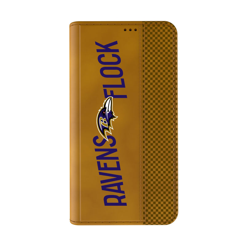 Baltimore Ravens 2024 Illustrated Limited Edition iPhone Folio Phone Case Closed.Jpg