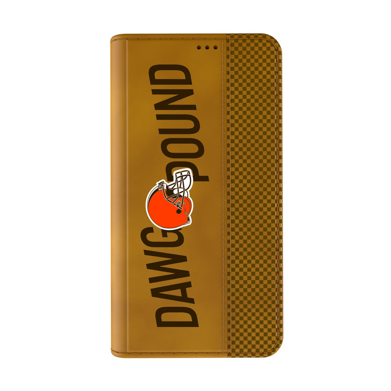 Cleveland Browns 2024 Illustrated Limited Edition iPhone Folio Phone Case Closed.Jpg