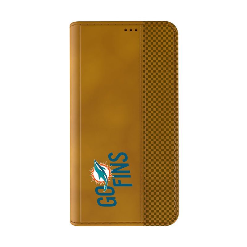 Miami Dolphins 2024 Illustrated Limited Edition iPhone Folio Phone Case Closed.Jpg