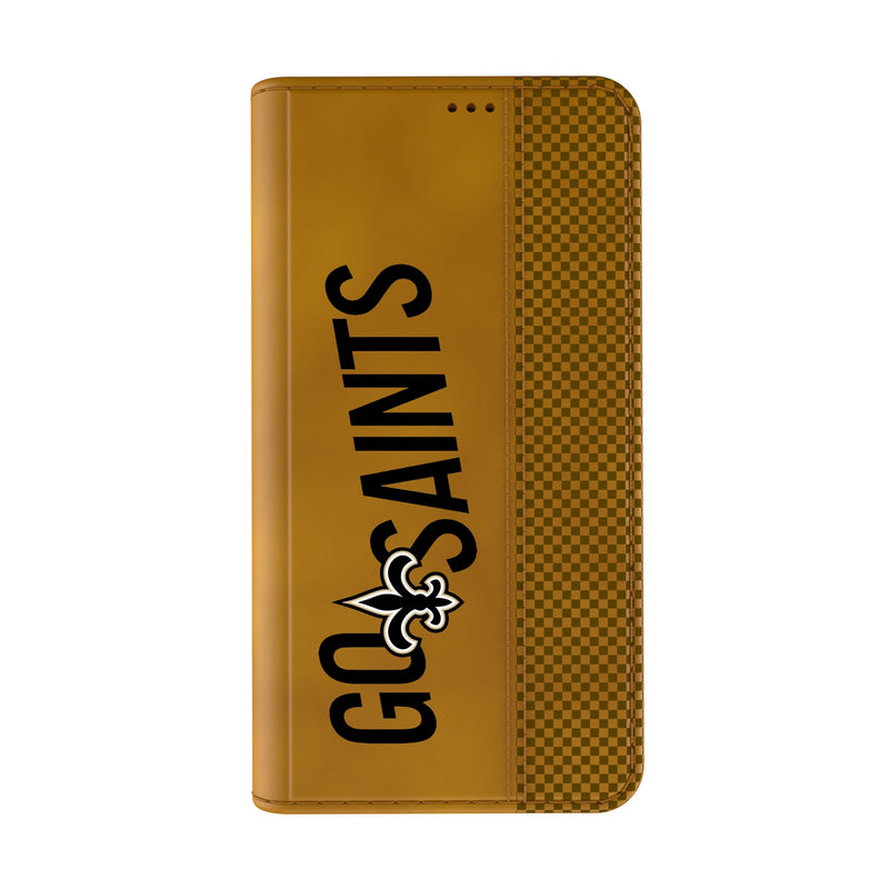 New Orleans Saints 2024 Illustrated Limited Edition iPhone Folio Phone Case Closed.Jpg