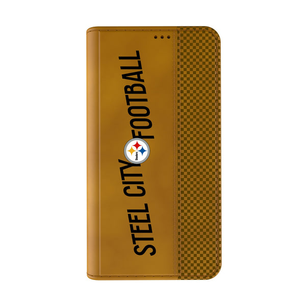 Pittsburgh Steelers 2024 Illustrated Limited Edition iPhone Folio Phone Case Closed.Jpg