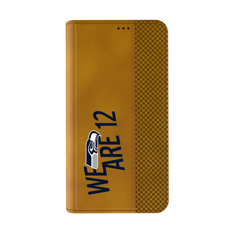 Seattle Seahawks 2024 Illustrated Limited Edition iPhone Folio Phone Case Closed.Jpg