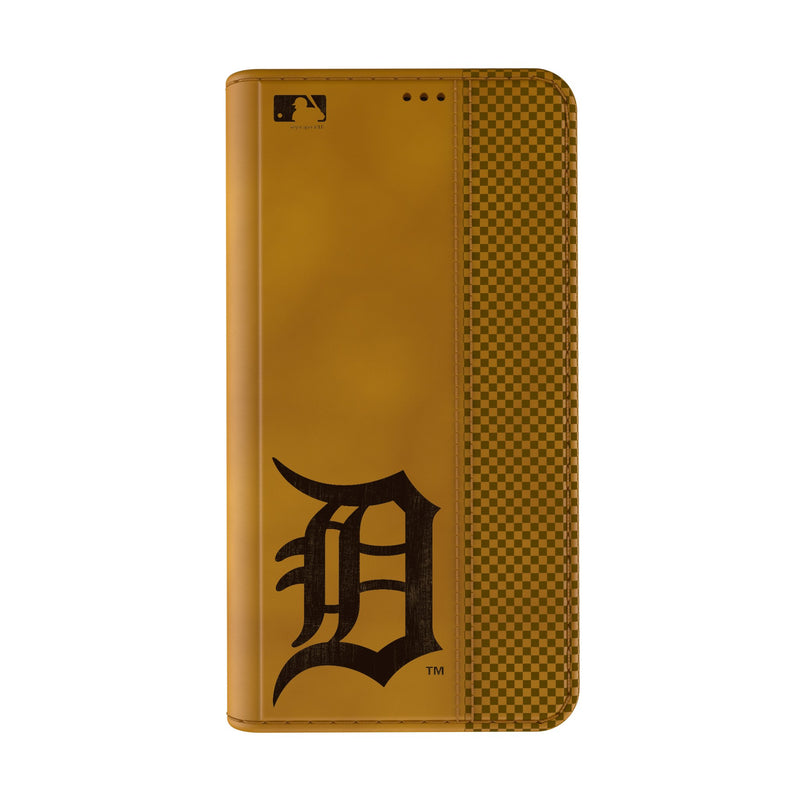 Detroit Tigers Burn iPhone Folio Phone Case Closed.Jpg