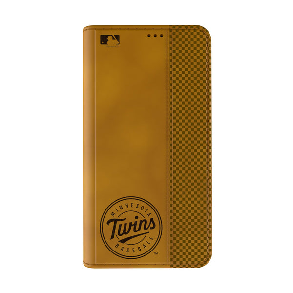 Minnesota Twins Burn iPhone Folio Phone Case Closed.Jpg