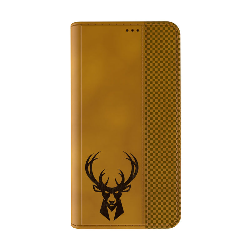 Milwaukee Bucks Burn iPhone Folio Phone Case Closed.Jpg