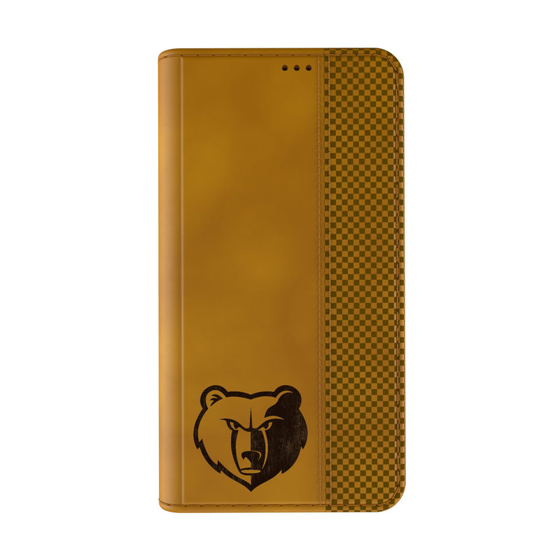 Memphis Grizzlies Burn iPhone Folio Phone Case Closed.Jpg