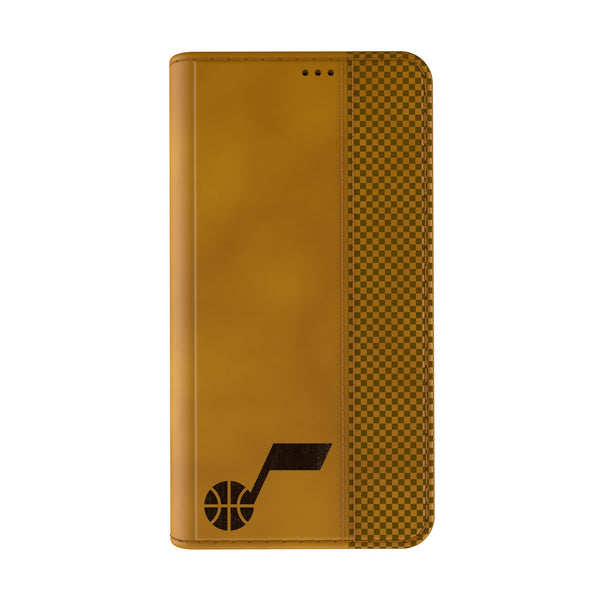 Utah Jazz Burn iPhone Folio Phone Case Closed.Jpg