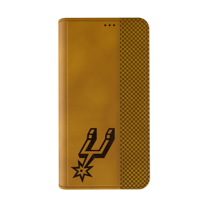 San Antonio Spurs Burn iPhone Folio Phone Case Closed.Jpg