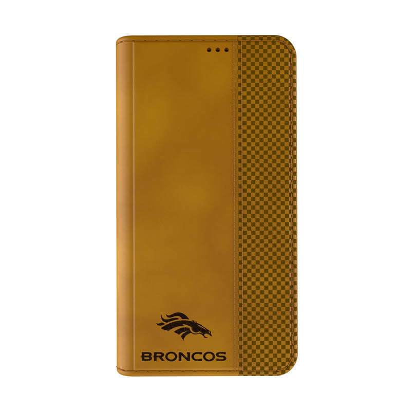 Denver Broncos Burn iPhone Folio Phone Case Closed.Jpg