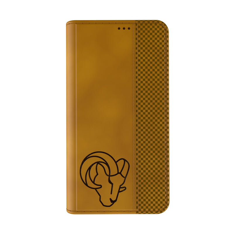 Los Angeles Rams Burn iPhone Folio Phone Case Closed.Jpg