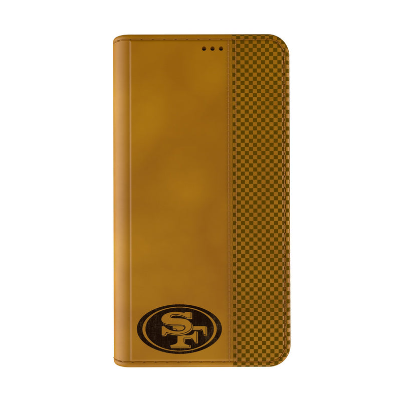 San Francisco 49ers Burn iPhone Folio Phone Case Closed.Jpg